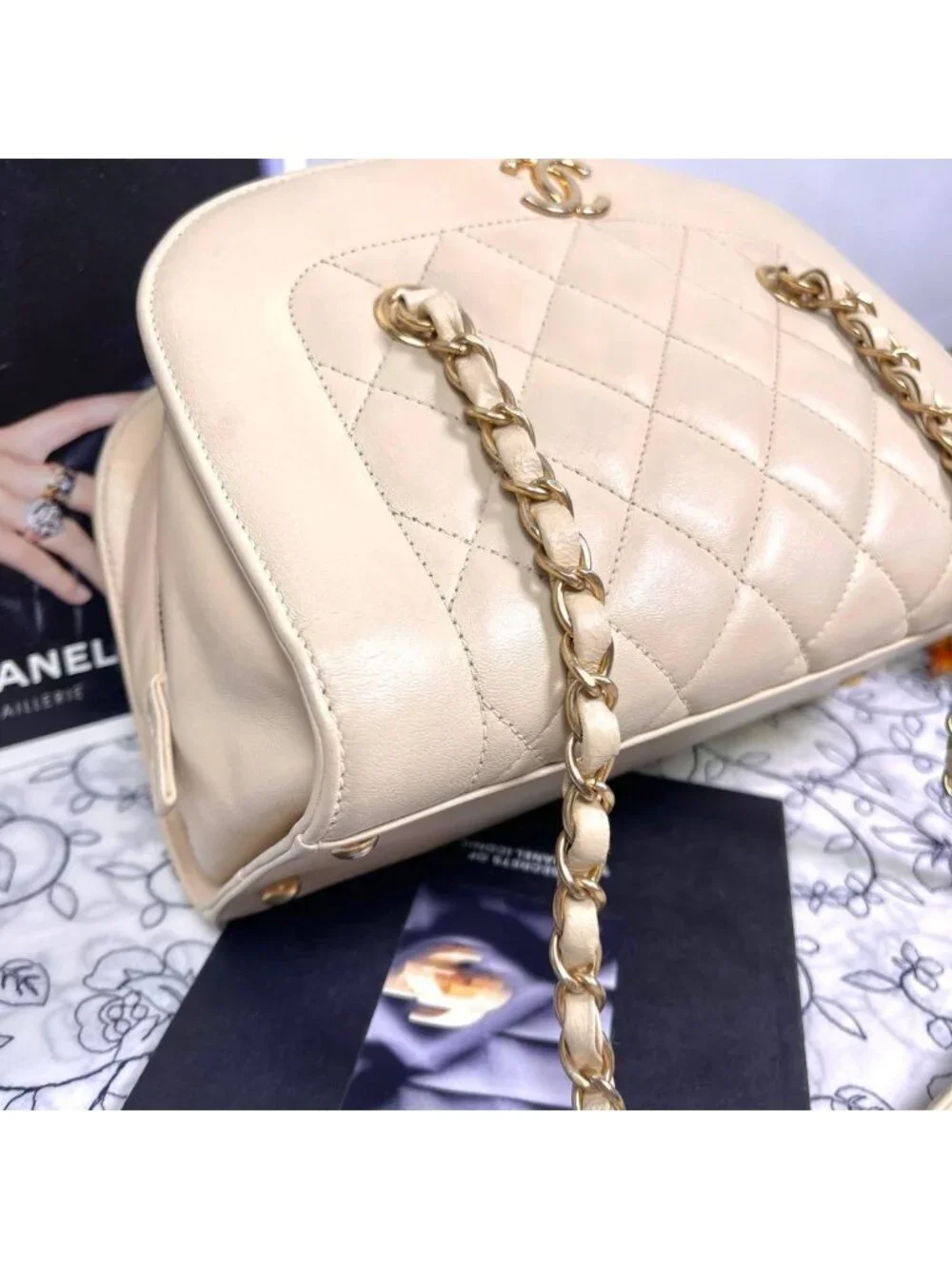 Chanel Quilted Chain Shoulder Bag